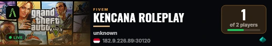 KENCANA ROLEPLAY live status badge