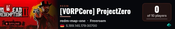 [VORPCore] ProjectZero live status badge