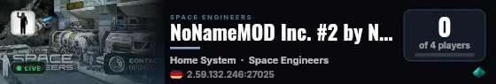 NoNameMOD Inc. #2 by NoNameMOD.de live status badge