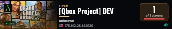 [QBCore Framework] DEV-NEXGEN-TEST live status badge