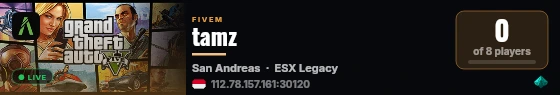 tamz live status badge