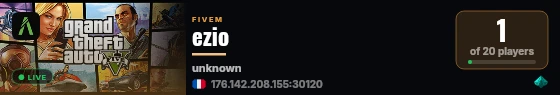 ezio live status badge