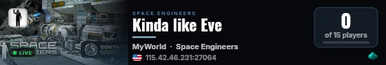 Kinda like Eve live status badge