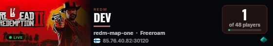 DEV live status badge