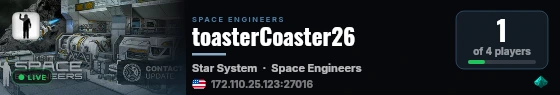toasterCoaster26 live status badge