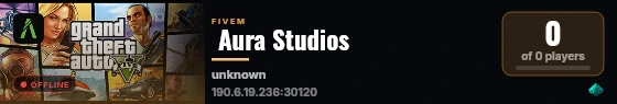  Aura Studios  live status badge