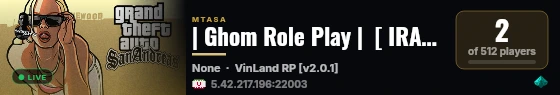 | Ghom Role Play |  [ IRAN ] live status badge