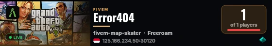 Error404 live status badge