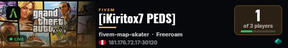 [iKiritox7 PEDS] live status badge