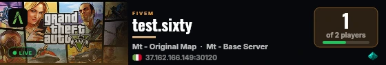test.sixty live status badge