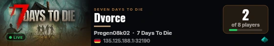 Dvorce live status badge