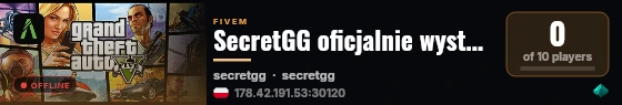 SecretGG oficjalnie wystartowało! live status badge