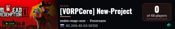 [VORPCore] New-Project live status badge