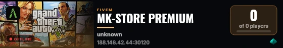 MK-STORE PREMIUM live status badge