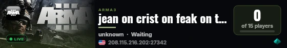 jean on crist on feak on titan live status badge