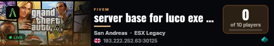 server base for luco exe dev live status badge