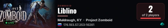 Liblino live status badge