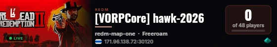 [VORPCore] hawk-2026 live status badge