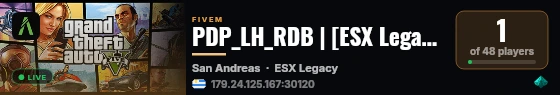 PDP_LH_RDB | [ESX Legacy] live status badge