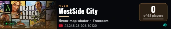 WestSide City live status badge