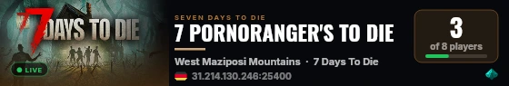 7 PORNORANGER'S TO DIE live status badge