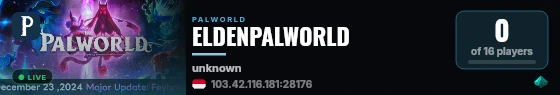 ELDENPALWORLD live status badge