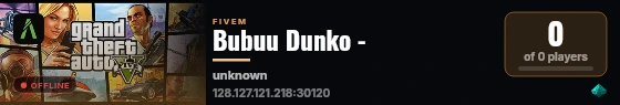 Bubuu Dunko - live status badge