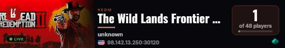 The Wild Lands Frontier MMO live status badge