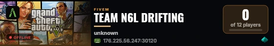 TEAM N6L DRIFTING  live status badge