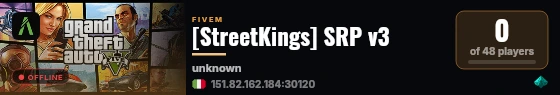 [StreetKings] SRP v3 live status badge