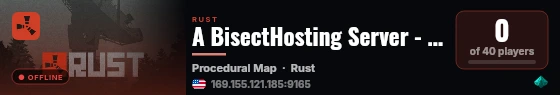 A BisectHosting Server - bf9132a5 live status badge