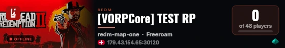 [VORPCore] TEST RP live status badge