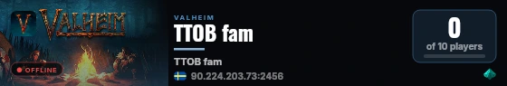 TTOB fam live status badge