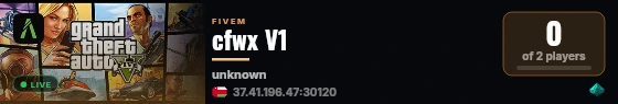 cfwx V1 live status badge