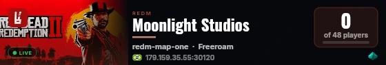 Moonlight Studios live status badge