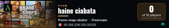 haine ciabata live status badge