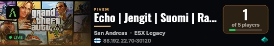Echo | Jengit | Suomi | Rahalla arvoa! live status badge