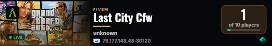 Last City Cfw live status badge