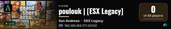 poulouk | [ESX Legacy] live status badge