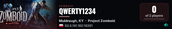 QWERTY1234 live status badge