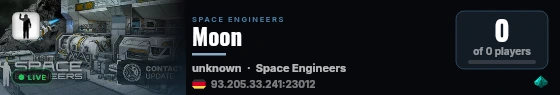 Moon live status badge