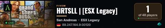 HRTSLL | [ESX Legacy] live status badge