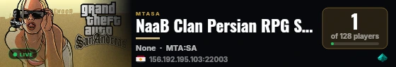 NaaB Clan Persian RPG Server [IR-FA] live status badge