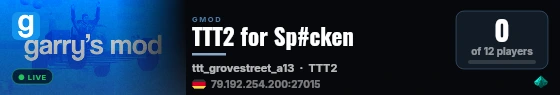 TTT2 for Sp#cken live status badge