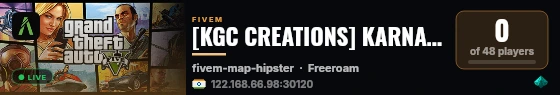 [KGC CREATIONS] KARNATAKA RP live status badge