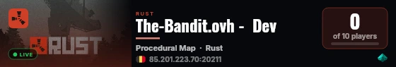 The-Bandit.ovh -  Dev live status badge