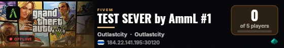TEST SEVER by AmmL #1 live status badge