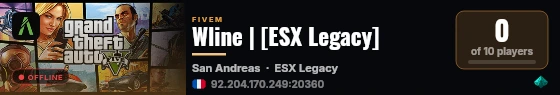 Wline | [ESX Legacy] live status badge