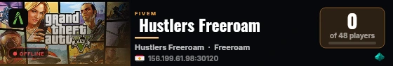  Hustlers Freeroam live status badge