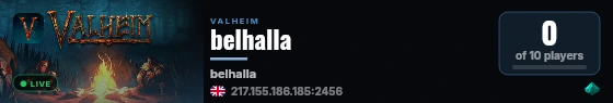 belhalla live status badge